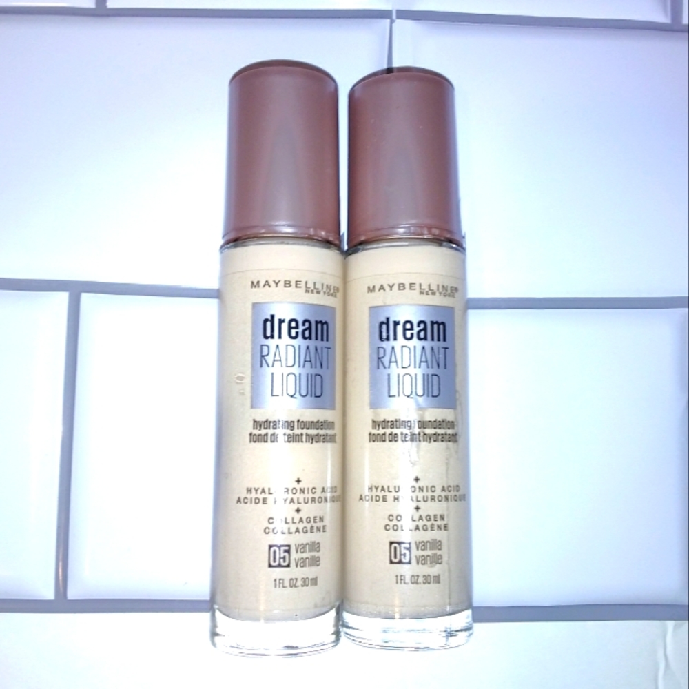 2 Pack Maybelline Dream Radiant Liquid Hydrating Foundation